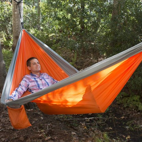  UST SlothCloth 2.0 Double Hammock with Portable, Lightweight Design, Breathable Mesh and Attached Travel Bag for Camping, Backpacking and Outdoor Survival