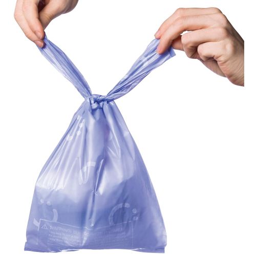  [아마존베스트]Ubbi Disposable Diaper Sacks, Lavender scented, Easy-To-Tie Tabs, Made with Recycled Material, To Use at Home or On-The-Go, 400 counts