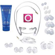 Underwater Audio- Waterproof iPod Shuffle, HydroActive Headphone Bundle (Hot Pink)