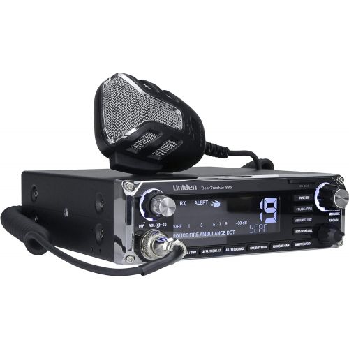  Uniden BEARCAT 980SSB 40- Channel SSB CB Radio with Sideband NOAA WeatherBand,7- Color Digital Display PACB Switch and Noise Cancelling Mic, Wireless Mic Compatible