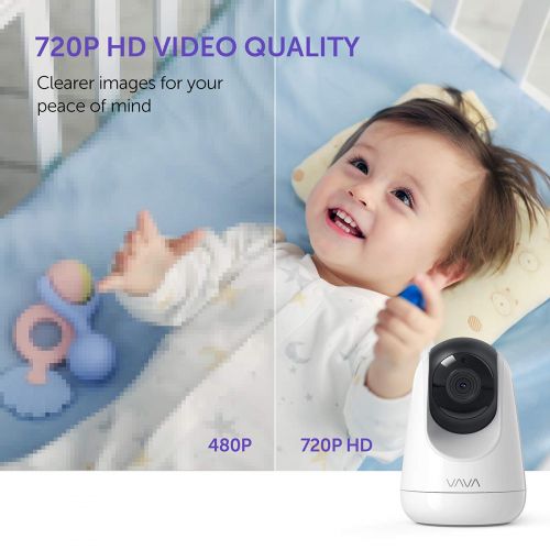  [아마존 핫딜]  [아마존핫딜]Baby Monitor, VAVA 720P 5 HD Display Video Baby Monitor with Camera and Audio, IPS Screen, 480ft...