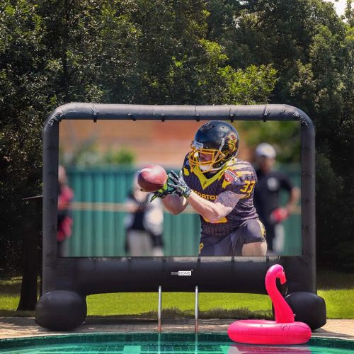 비보 [아마존 핫딜]  [아마존핫딜]VIVOHOME 14ft Indoor and Outdoor Inflatable Blow up Mega Movie Projection Screen