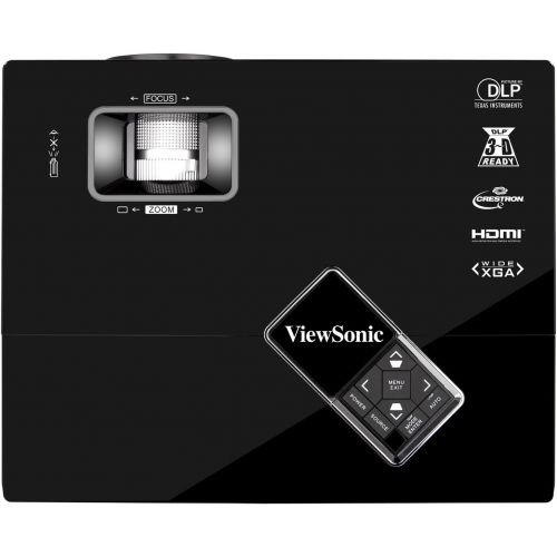  ViewSonic View Sonic PJD6553W 1080p Front Projector, 300 Inches - Black