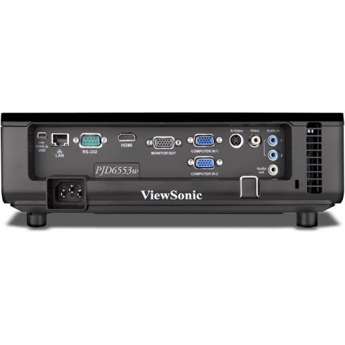  ViewSonic View Sonic PJD6553W 1080p Front Projector, 300 Inches - Black