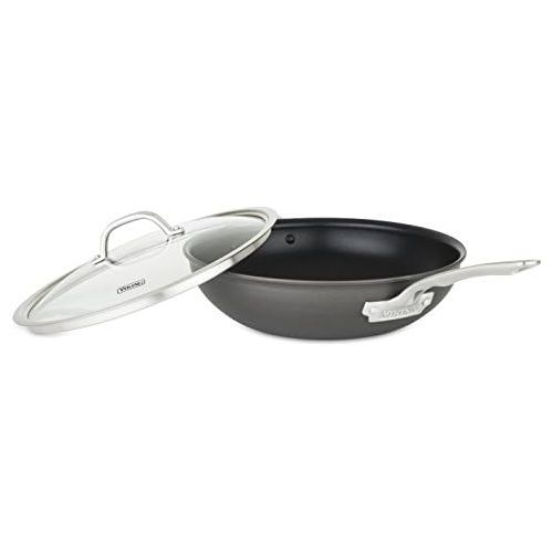  Viking Culinary Viking 40051-0725 Hard Anodized Nonstick Chefs Pan Cookware, 12, Gray