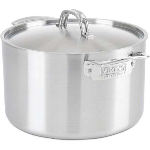  Viking Culinary Viking Professional 5-Ply Stainless Steel Cookware Set, 10 Piece