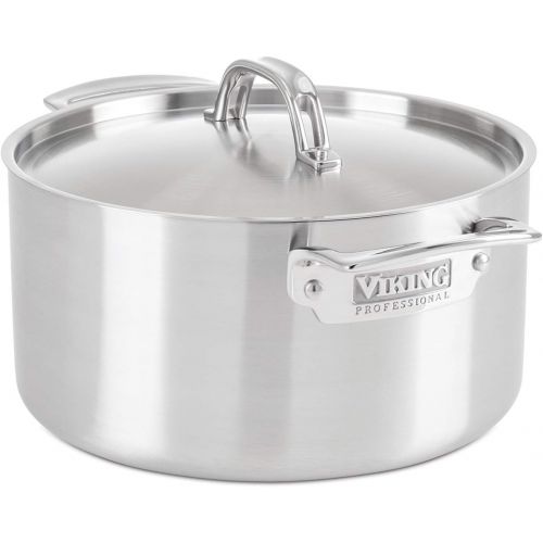  Viking Culinary Viking Professional 5-Ply Stainless Steel Cookware Set, 10 Piece