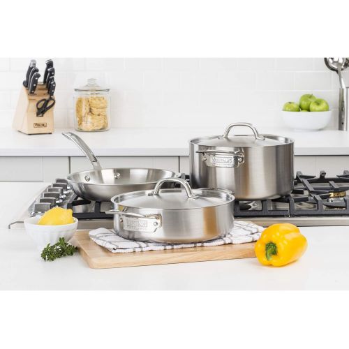  Viking Culinary Viking Professional 5-Ply Stainless Steel Cookware Set, 10 Piece