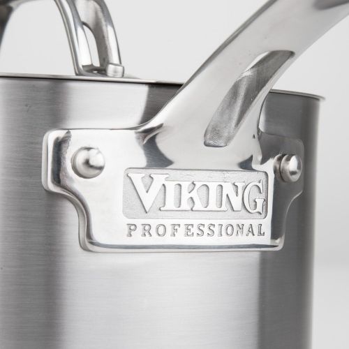  Viking Culinary Viking Professional 5-Ply Stainless Steel Cookware Set, 10 Piece