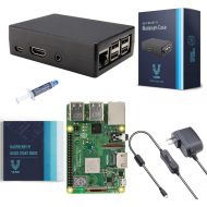 [아마존베스트]Vilros V-Kits Raspberry Pi 3 Model B+ (Plus) Basic Starter Kit with Aluminum Alloy Pi Cooling Case [2018 Model]