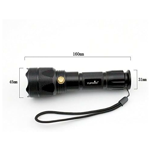  WINDFIRE WindFire1800 Lumens CREE XM-L T6 L2 LED Diving Flashlight Torch Waterproof 80M Light Scuba Diver AAA18650 Battery Powered flashlight Underwater Diving Lamp Torch (Batteries not In