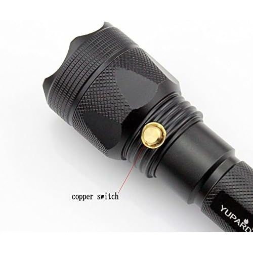  WINDFIRE WindFire1800 Lumens CREE XM-L T6 L2 LED Diving Flashlight Torch Waterproof 80M Light Scuba Diver AAA18650 Battery Powered flashlight Underwater Diving Lamp Torch (Batteries not In