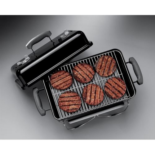  Visit the Weber Store Weber 121020 Go-Anywhere Charcoal Grill,Black,14.5 H x 21 W x 12.25 L