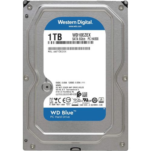  [아마존베스트]Western Digital WD Blue 1TB PC Hard Drive - 7200 RPM Class, SATA 6 Gb/s, 64 MB Cache, 3.5 - WD10EZEX