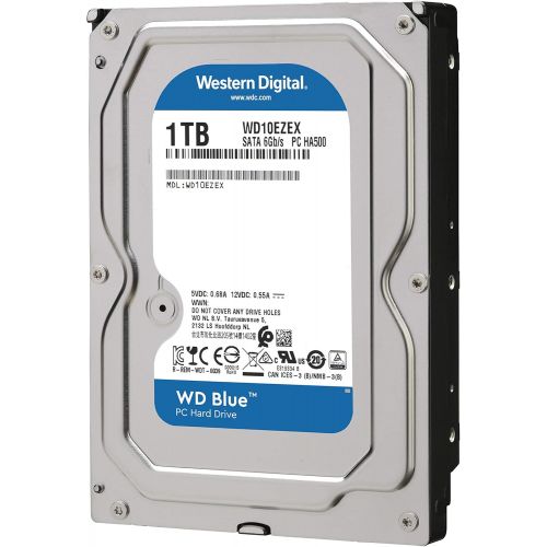  [아마존베스트]Western Digital WD Blue 1TB PC Hard Drive - 7200 RPM Class, SATA 6 Gb/s, 64 MB Cache, 3.5 - WD10EZEX