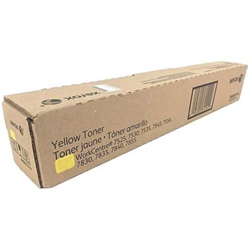  Xerox 006R01514 Yellow Toner for the WorkCentre 75257530753575457556, 6R1514