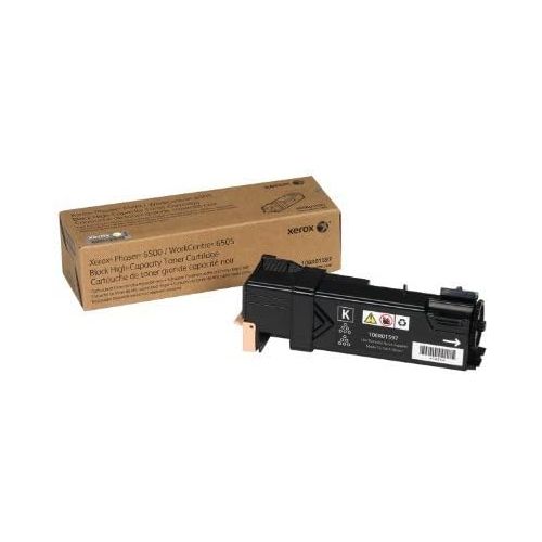  Xerox High Yield Black and Standard Yield Color Toner Cartridge Set for Phaser 6500, WorkCentre 6505