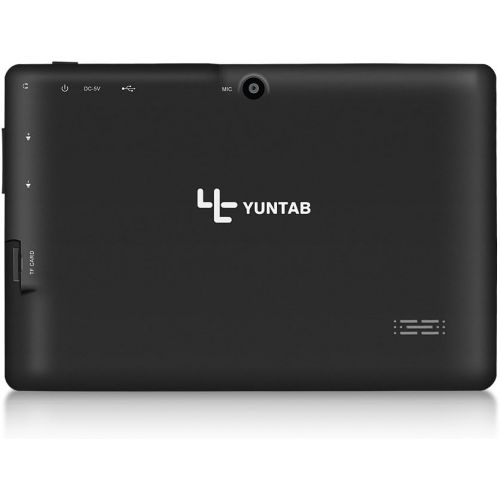  [아마존 핫딜] [아마존핫딜]YUNTAB Google Tablet 7 Zoll Q88 Android 4.4 Tablet PC Quad-core Allwinner A33 HD 1024x600 8GB 1.5GHz 512MB Dual Kamera Google Play Vorinstalliert,WLAN,3D, Bluetooth- schwarz