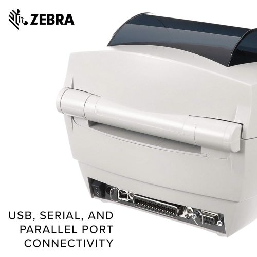  [아마존베스트]ZEBRA Zebra - GC420d Direct Thermal Desktop Printer for Labels, Receipts, Barcodes, Tags, and Wrist Bands - Print Width of 4 in - USB, Serial, and Parallel Port Connectivity