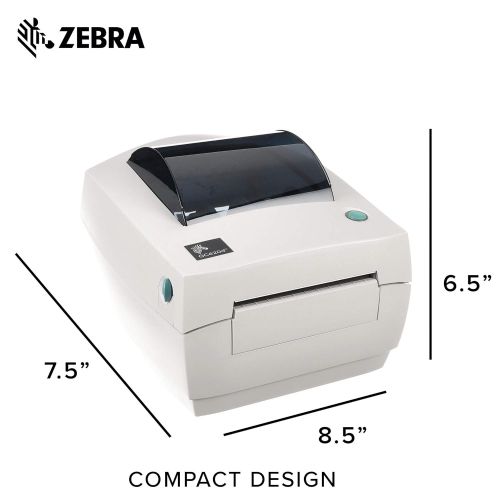  [아마존베스트]ZEBRA Zebra - GC420d Direct Thermal Desktop Printer for Labels, Receipts, Barcodes, Tags, and Wrist Bands - Print Width of 4 in - USB, Serial, and Parallel Port Connectivity