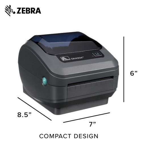  [아마존베스트]ZEBRA Zebra - GK420d Direct Thermal Desktop Printer for Labels, Receipts, Barcodes, Tags, and Wrist Bands - Print Width of 4 in - USB, Serial, and Parallel Port Connectivity