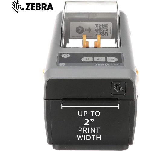  [아마존베스트]ZEBRA Zebra - ZD410 Wireless Direct Thermal Desktop Printer for Labels, Receipts, Barcodes, Tags, and Wrist Bands - Print Width of 2 in - USB, Ethernet, Bluetooth Low Energy Connectivity