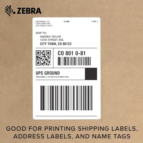  [아마존베스트]Zebra - GX430t Thermal Transfer Desktop Printer for Labels, Receipts, Barcodes, Tags, and Wrist Bands - Print Width of 4 in - USB, Serial, and Parallel Port Connectivity
