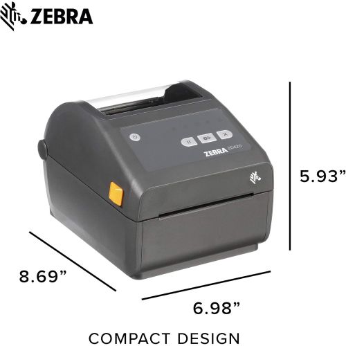  [아마존베스트]ZEBRA Zebra - ZD420d Direct Thermal Desktop Printer for Labels and Barcodes - Print Width 4 in - 203 dpi - Interface: WiFi, Bluetooth, USB - ZD42042-D01W01EZ