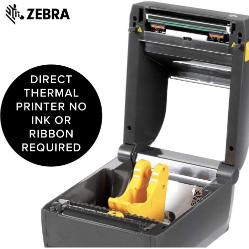  [아마존베스트]ZEBRA Zebra - ZD420d Direct Thermal Desktop Printer for Labels and Barcodes - Print Width 4 in - 203 dpi - Interface: WiFi, Bluetooth, USB - ZD42042-D01W01EZ