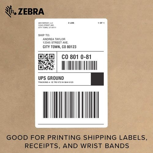  [아마존베스트]ZEBRA Zebra - ZD420d Direct Thermal Desktop Printer for Labels and Barcodes - Print Width 4 in - 203 dpi - Interface: WiFi, Bluetooth, USB - ZD42042-D01W01EZ