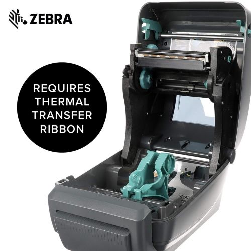  [아마존베스트]ZEBRA Zebra - GX420t Thermal Transfer Desktop Printer for Labels, Receipts, Barcodes, Tags, and Wrist Bands - Print Width of 4 in - USB, Serial, and Ethernet Port Connectivity (Includes