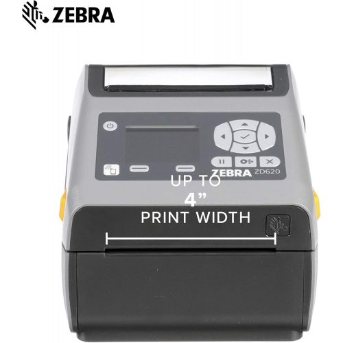  [아마존베스트]ZEBRA Zebra - ZD620d Direct Thermal Desktop Printer with LCD Screen - Print Width 4 in - 203 dpi - Interface: WiFi, Bluetooth, USB, Serial, Ethernet - ZD62142-D01L01EZ