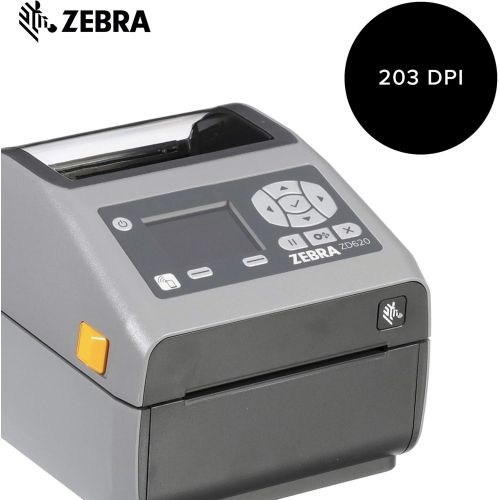  [아마존베스트]ZEBRA Zebra - ZD620d Direct Thermal Desktop Printer with LCD Screen - Print Width 4 in - 203 dpi - Interface: WiFi, Bluetooth, USB, Serial, Ethernet - ZD62142-D01L01EZ