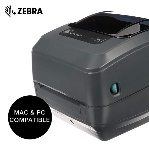  [아마존베스트]ZEBRA Zebra - GK420t Thermal Transfer Desktop Printer for Labels, Receipts, Barcodes, Tags, and Wrist Bands - Print Width of 4 in - USB and Ethernet Port Connectivity