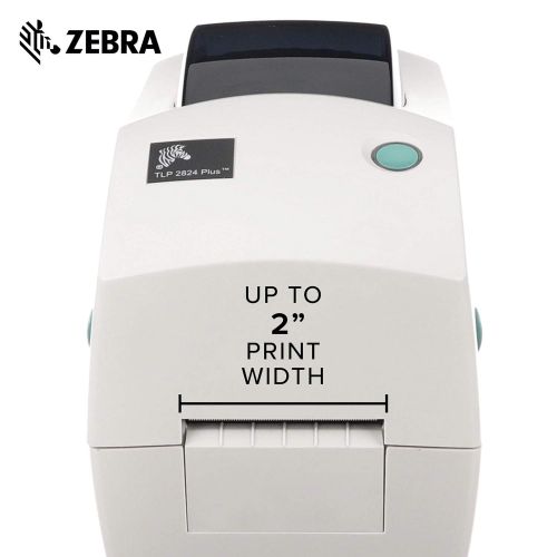  [아마존베스트]ZEBRA Zebra - TLP2824 Plus Thermal Transfer Desktop Printer for Labels, Receipts, Barcodes, Tags, and Wrist Bands - Print Width of 2 in - USB and Ethernet Port Connectivity