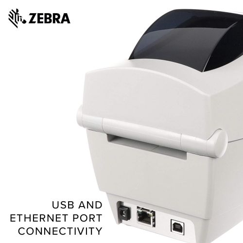  [아마존베스트]ZEBRA Zebra - TLP2824 Plus Thermal Transfer Desktop Printer for Labels, Receipts, Barcodes, Tags, and Wrist Bands - Print Width of 2 in - USB and Ethernet Port Connectivity