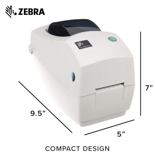  [아마존베스트]ZEBRA Zebra - TLP2824 Plus Thermal Transfer Desktop Printer for Labels, Receipts, Barcodes, Tags, and Wrist Bands - Print Width of 2 in - USB and Ethernet Port Connectivity