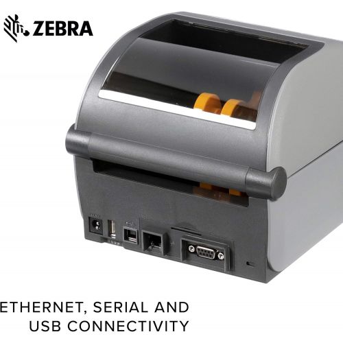  [아마존베스트]ZEBRA Zebra - ZD620d Direct Thermal Desktop Printer with LCD screen - Print Width 4 in - 203 dpi - Interface: Ethernet, Serial, USB - ZD62142-D01F00EZ