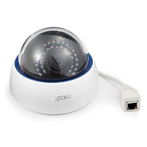  Zmodo Surveillance ZP-IDR13-PA 720P HD PoE IP Network Dome Camera with Audio Retailzm