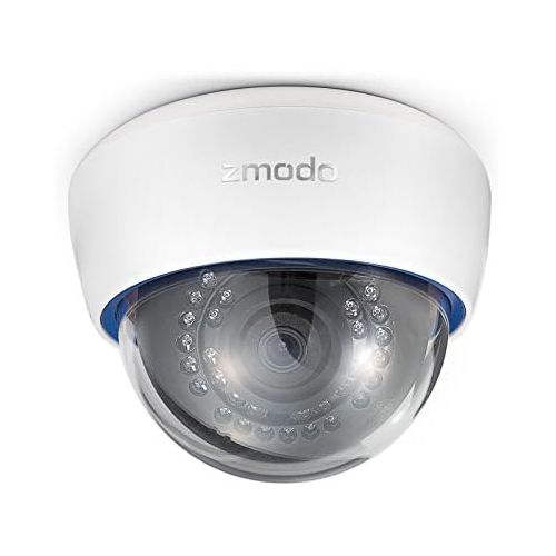  Zmodo Surveillance ZP-IDR13-PA 720P HD PoE IP Network Dome Camera with Audio Retailzm