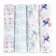 Visit the aden + anais Store aden + anais Disney Baby Classic Swaddles 4 Pack - Bambi