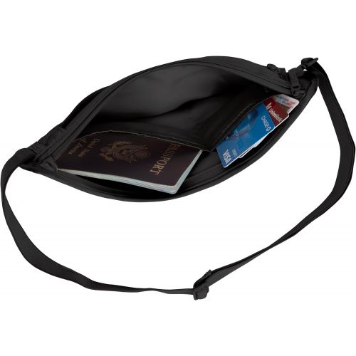  Visit the eagle creek Store Eagle Creek Silk Undercover Travel Money Belt, Black