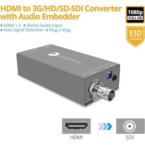  Gofanco gofanco Prophecy Multi Video Format to SDI Scaler Converter  Input HDMIMini DPVGA, SDI Output up to 3GHDSD-SDI, SDI Loopout, Frame Rate Conversion (PRO-Scaler2SDI)