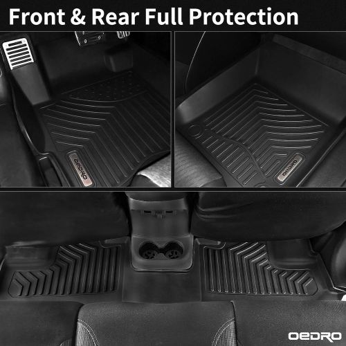  Visit the oEdRo Store oEdRo Floor Mats Compatible for 2016-2020 Chevrolet Malibu, All Weather Protection 1st and 2nd Row Custom Fit Liners