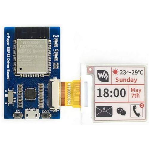  [아마존베스트]Waveshare Universal E-Ink Raw Panel Driver Board Onboard SoC ESP32 WiFi/Bluetooth Wireless Designed for Various Waveshare SPI e-Paper Raw Panels