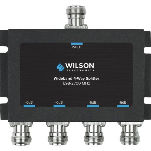 윌슨 WeBoost Wilson Electronics -6 dB 4-Way Splitter, N-Female (50 Ohm)