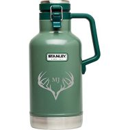 Visol Stanley Classic Vacuum Insulated Growler 2Qt (64oz) - Green With Free Laser Design (Hunting)