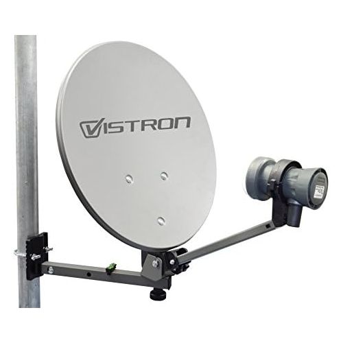  [아마존베스트]-Service-Informationen HDTV Vistron CK1 Camping Satellite System in Case with 20 m Coaxial Cable LNB and Compass