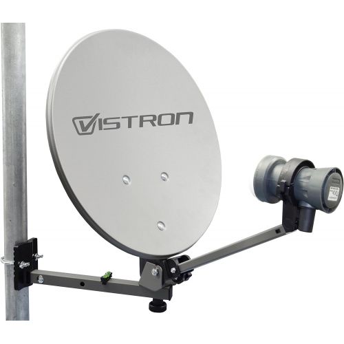  [아마존베스트]-Service-Informationen HDTV Vistron CK1 Camping Satellite System in Case with 20 m Coaxial Cable LNB and Compass