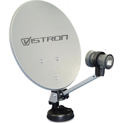  [아마존베스트]-Service-Informationen HDTV Vistron CK1 Camping Satellite System in Case with 20 m Coaxial Cable LNB and Compass